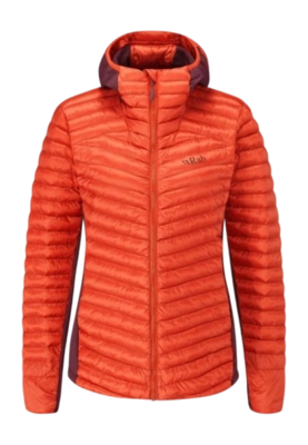 Jas Rab Women Cirrus Flex 2.0 Hoody Red Grapefruit
