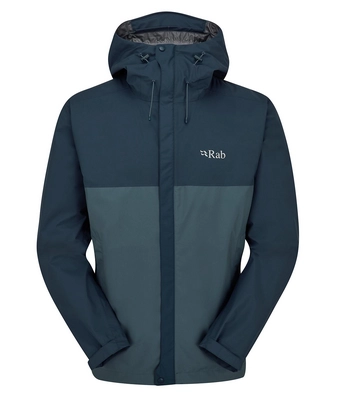 Imperméable Rab Homme Downpour Eco Tempest Blue Orion Blue