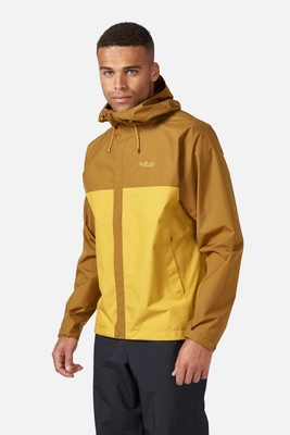 Jacke Rab Downpour Eco Herren Footprint Sahara