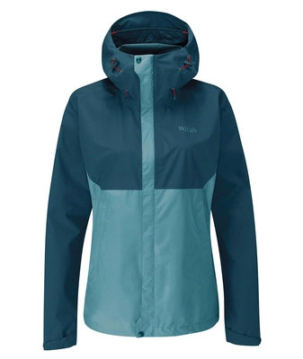 Imperméable Rab Femme Downpour Eco Orion Blue Citadel