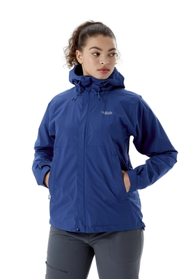 2---Womens_Downpour_Eco_Jacket_NightfallBlue_QWG_83_NB_on_model