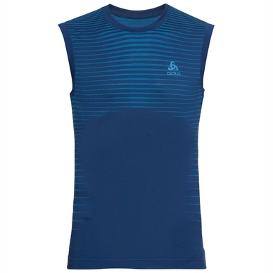 Ondershirt Odlo Men Crew Neck Singlet Performance Light Estate Blue Blue Aster