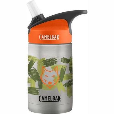 Thermosflasche CamelBak Eddy Vacuum Insulated Edelstahl Wolf Camo 0,35L Kinder