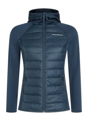 Veste Peak Performance Femme Down Hybrid Hood Jacket Blue Shadow 24