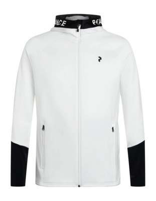 Veste Peak Performance Men Rider Mid Zip Hood Offwhite Black