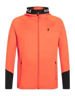 Jacke Peak Performance Rider Mid Zip Hood Herren Orange Adventure BL