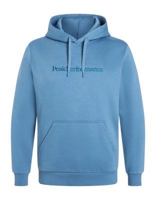 Hoodie Peak Performance Men Big Logo Hood Dark Haze