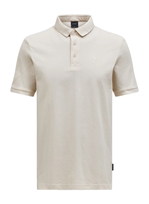 Polo Shirt Peak Performance Men Classic Cotton Sand Fog