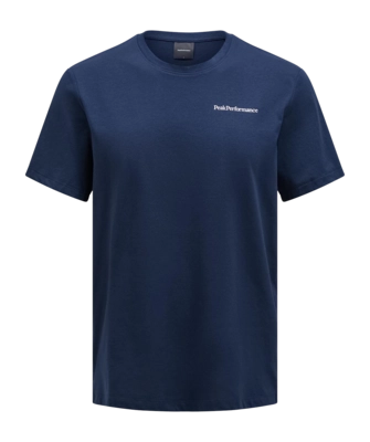T-Shirt Peak Performance Men Explore Logo Tee Blue Shadow '24