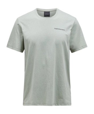 T-Shirt Peak Performance Men Explore Logo Tee Limit Green