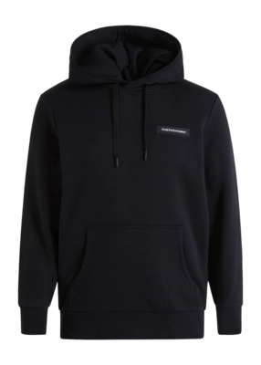 Hoodie Peak Performance Logo Hood Sweatshirt Damen Black