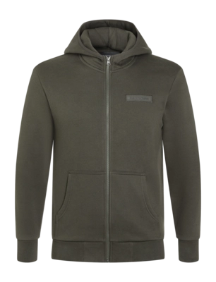 Sweatjacke Peak Performance Logo Zip Hood Sweatshirt Herren Olive Extreme