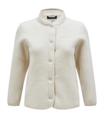 Cardigan Peak Performance Femme Fleece Snap Sand Fog