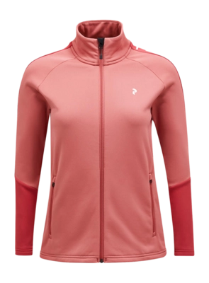 Veste Peak Performance Femme Rider Zip Jacket Trek Pink Softer Red