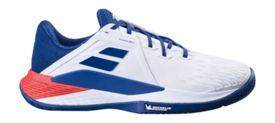 Tennisschoen Babolat Men Propulse Fury 3 All Court White Estate Blue