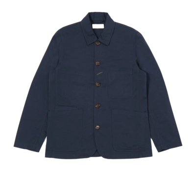Veste Universal Works Men Bakers Twill Navy