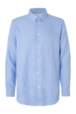 Chemise Samsoe Samsoe Men Liam NF Brunnera Blue