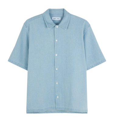 Chemise Samsoe Samsoe Men Saayo X Destructed Denim