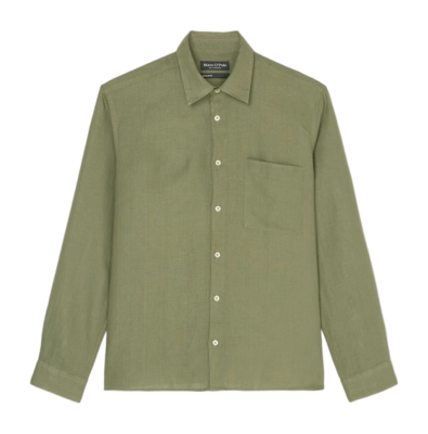 Hemd Marc O'Polo M23742842318 Herren Olive