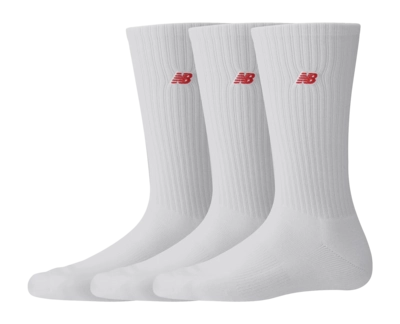 Socks New Balance Unisex NB Patch Logo Crew White (3 Pack) '24