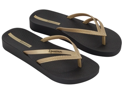 Flip Flops Ipanema Anatomic Bossa Soft Damen Black Gold