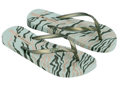 Slipper Ipanema Women Animal Print Green 2024