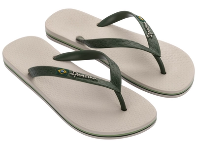 Slipper Ipanema Men Classic Brasil Beige/Green 2024