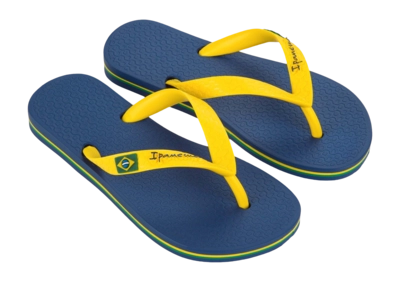 Slipper Ipanema Kids Classic Brasil Blue/Yellow