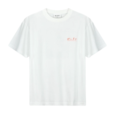 Tee Olaf Hussein Men Notes Optical White