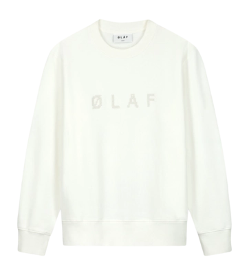 Pull Olaf Hussein Homme Cross Stitch White