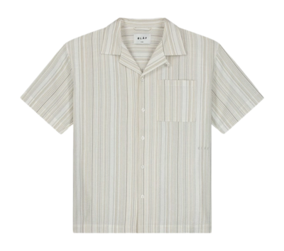 Hemd Olaf Hussein Stripe Herren Brown Stripe