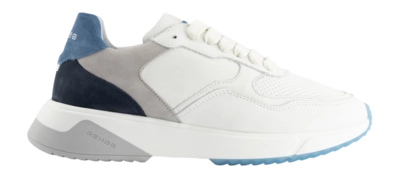 Sneaker Rehab Booster Lthr Nub Herren White Light Grey