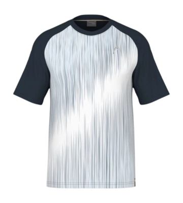Tennisshirt HEAD Men Performance Navy Print