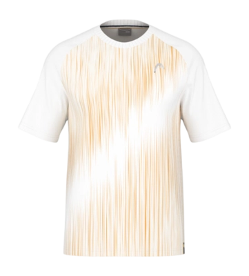 Tennisshirt HEAD Men Performance White Print