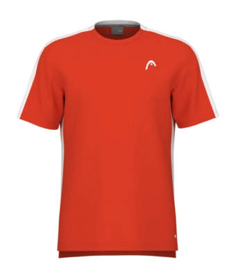 Tennisshirt HEAD Men Slice Orange Alert