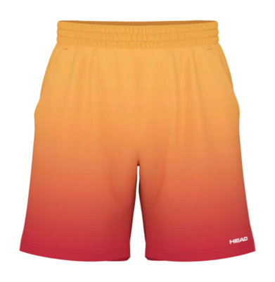Tennisbroek HEAD Men Power Shorts Banana Red