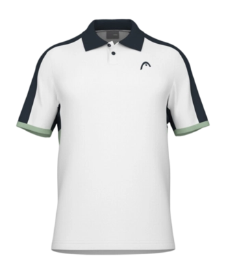 Polo Shirt Shirt HEAD Men Play Tech White Celery Green