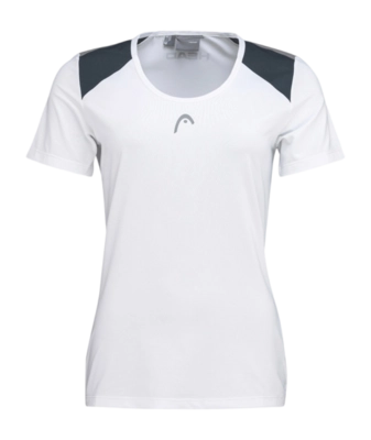 Tennisshirt HEAD Club 22 Tech Damen White Navy