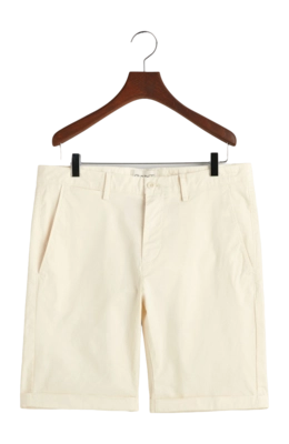 Korte broek GANT Men Slim Sunfaded Shorts Cream