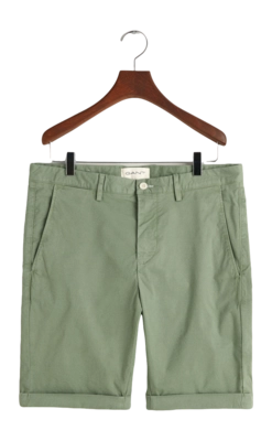 Short GANT Homme Slim Sunfaded Shorts Kalamata Green