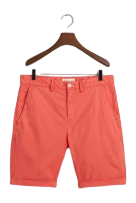 Korte broek GANT Men Slim Sunfaded Shorts Sunset Pink