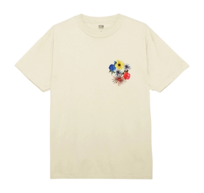 T-Shirt Obey Men Summer Time Cream