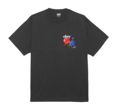 T-shirt Obey Homme Grow Together Vintage Black