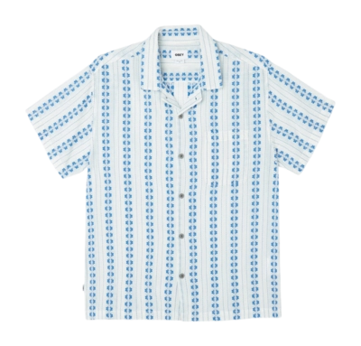 Chemise Obey Men Harmonie Woven White Multi