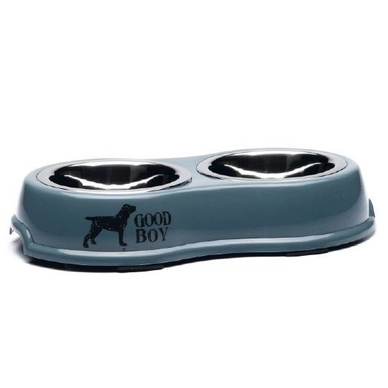 Voer En Drinkbak Beeztees Good Boy Melamine Groen Vierkant