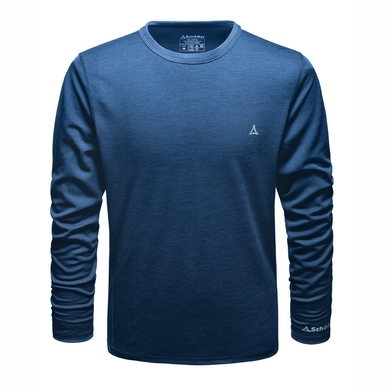 Funktionsunterhemd Schöffel Merino Sport Shirt 1/1 Arm M Blue Herren