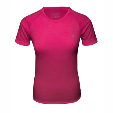 Funktionsunterhemd Schöffel Merino Sport Shirt 1/2 Arm W Raspberry Sorbet Damen