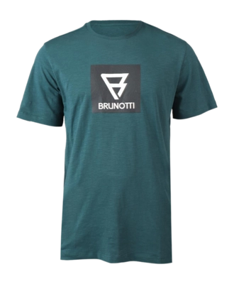T-Shirt Brunotti Men John-Logo-Slub Fuel Green