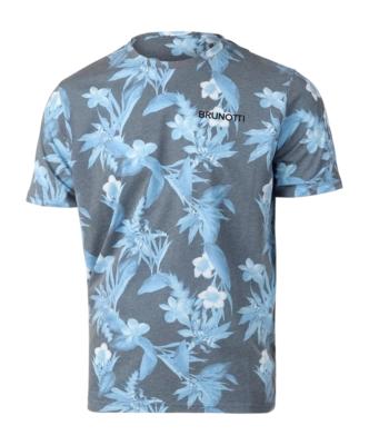 T-Shirt Brunotti Helicon-AO Herren Flower Blue