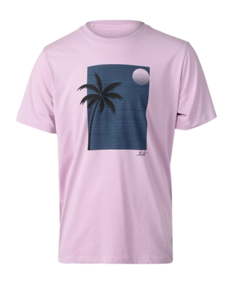 T-Shirt Brunotti Men Palm-Sunset Orchid '24